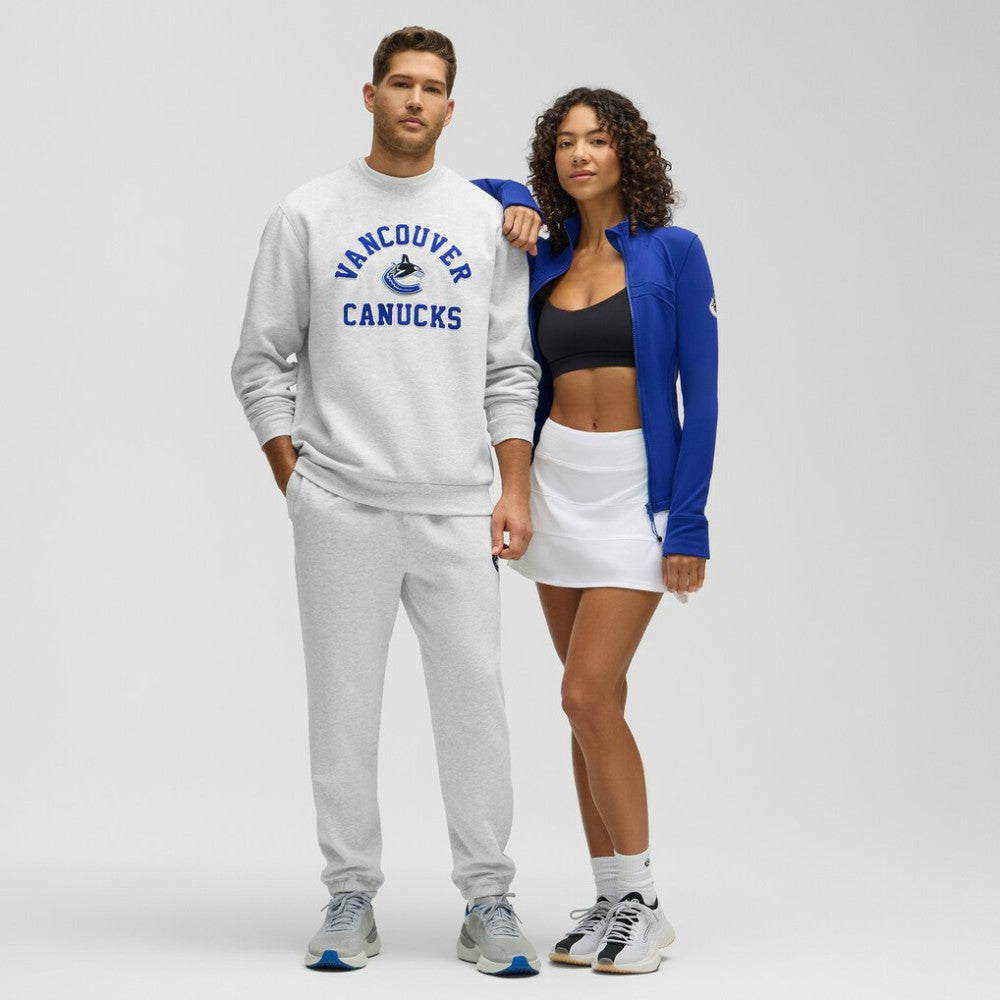 Vancouver Canucks lululemon Steady State Crew - Heathered Core Ultra Light Grey | US 203175640
