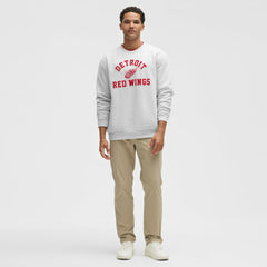 Detroit Red Wings lululemon Steady State Crew - Heathered Core Ultra Light Grey | US 203175651