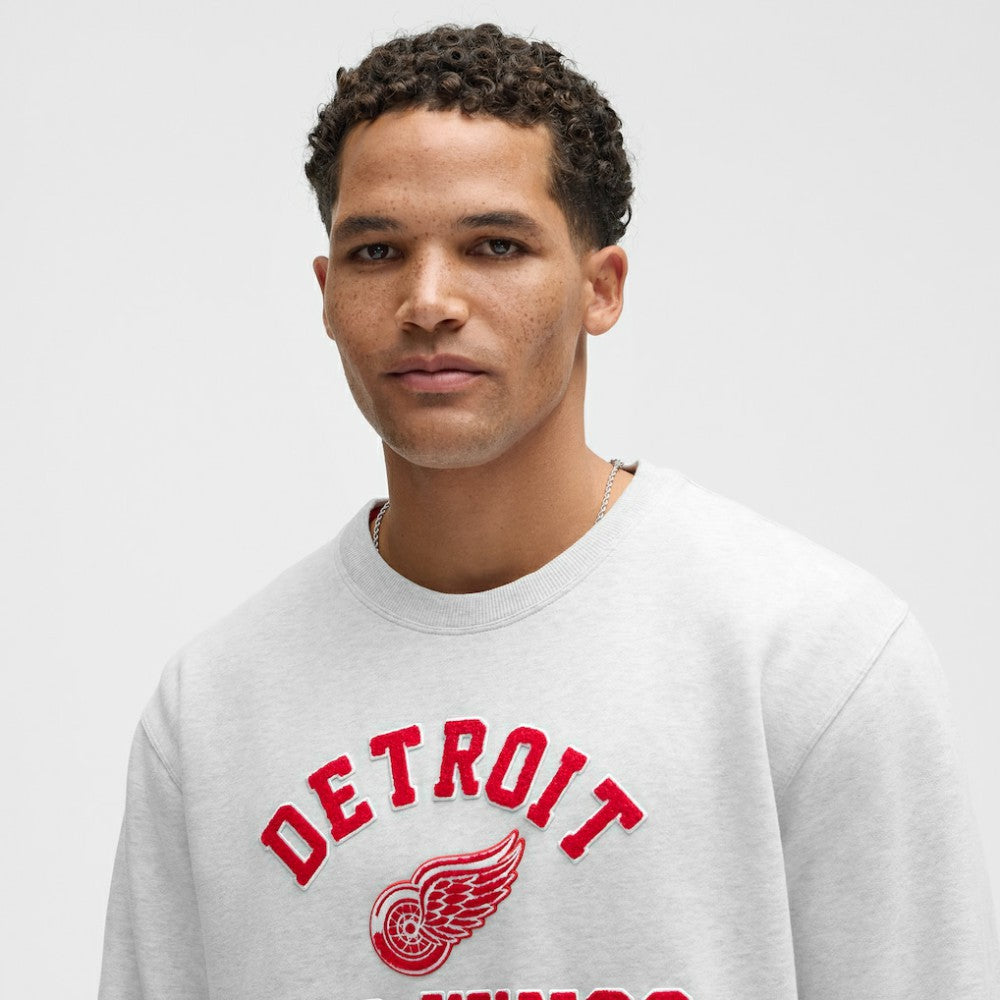 Detroit Red Wings lululemon Steady State Crew - Heathered Core Ultra Light Grey | US 203175651