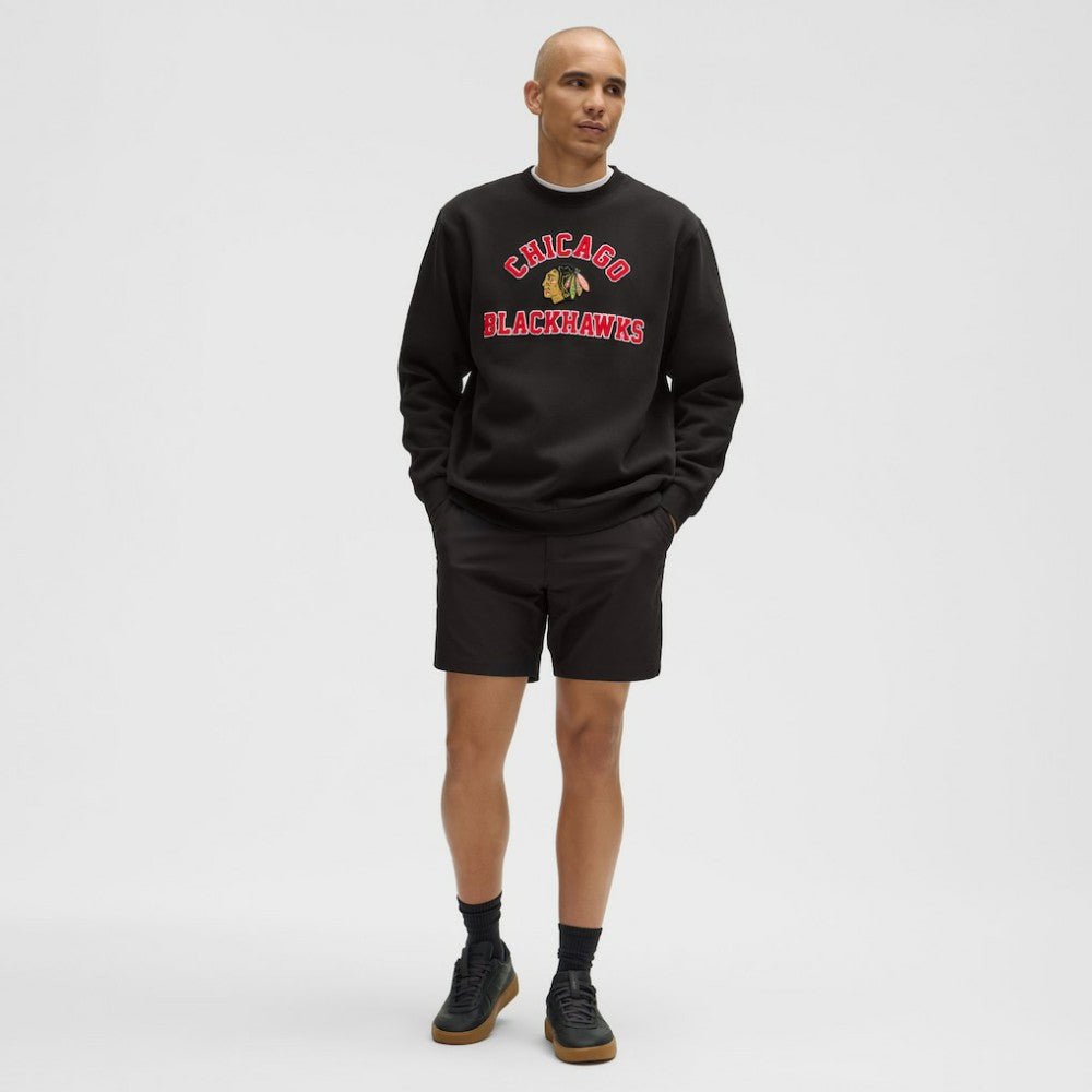 Chicago Blackhawks lululemon Steady State Crew - Black | US 203175666