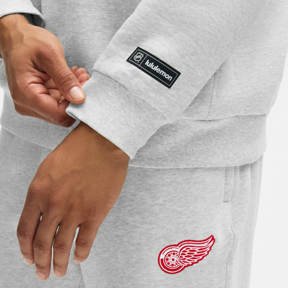 Detroit Red Wings lululemon Steady State Pullover Hoodie - Heathered Core Ultra Light Grey | US 203175697