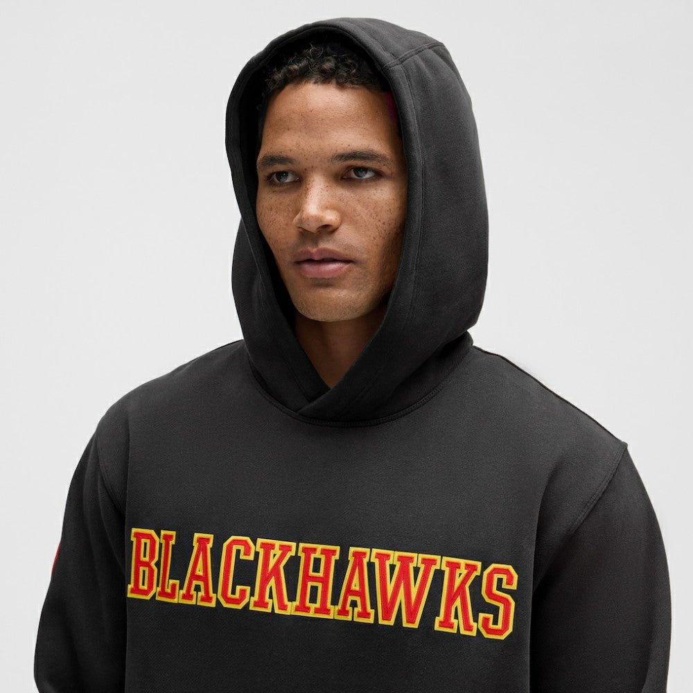 Chicago Blackhawks lululemon Steady State Pullover Hoodie - Black | US 203175704