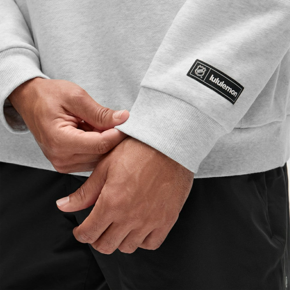 Calgary Flames lululemon Steady State Pullover Hoodie - Heathered Core Ultra Light Grey | US 203175709