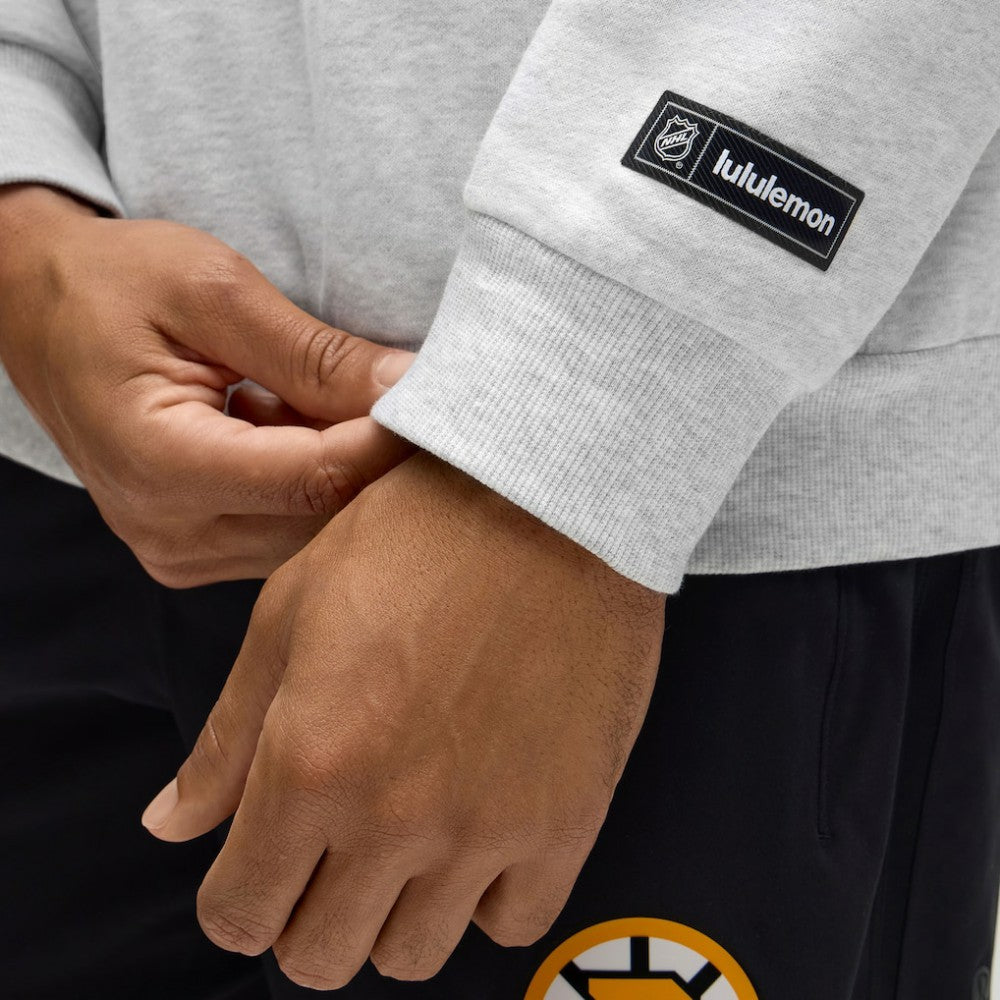 Boston Bruins lululemon Steady State Pullover Hoodie - Heathered Core Ultra Light Grey | US 203175716