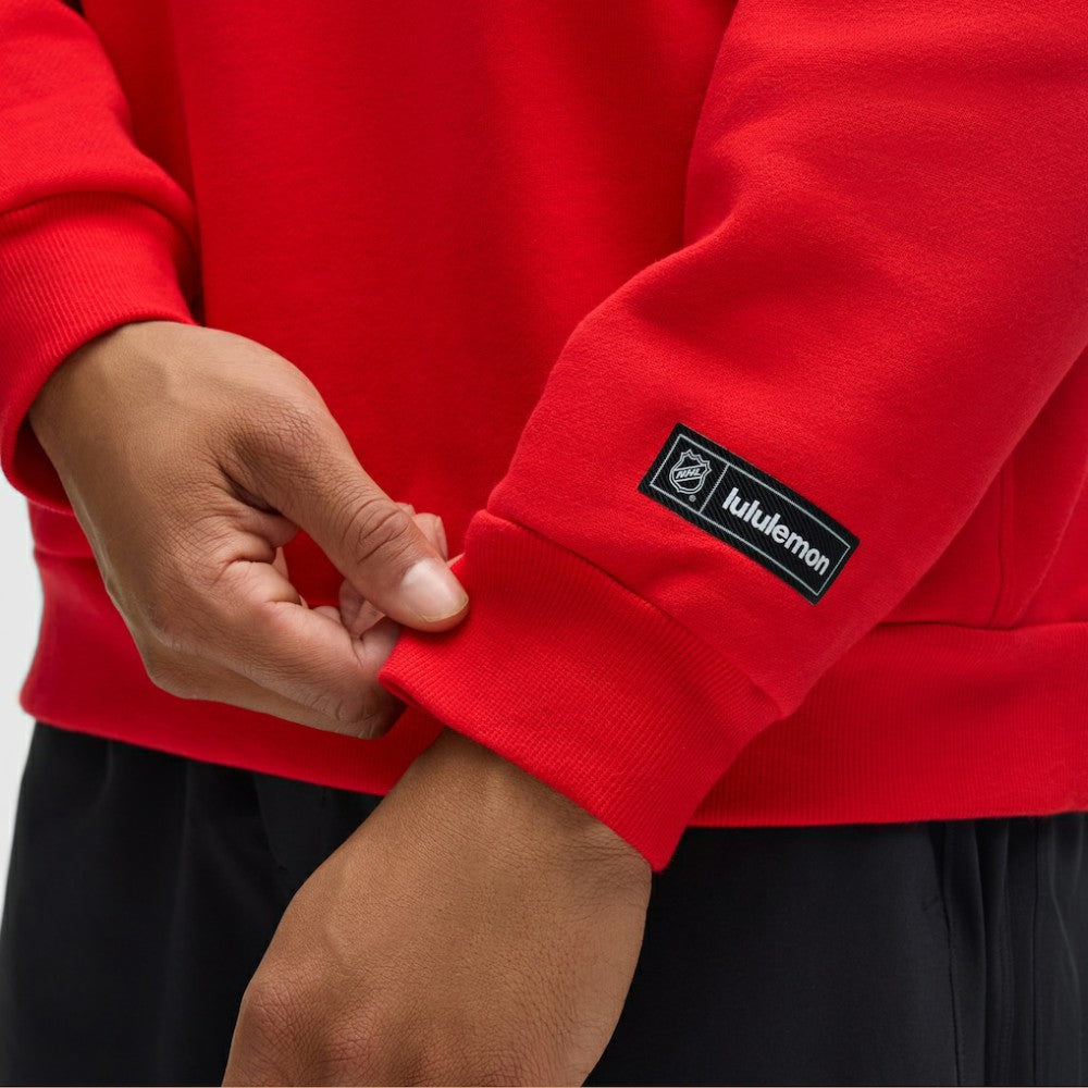 New Jersey Devils lululemon Steady State Pullover Hoodie - True Red | US 203175731