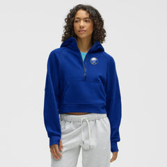 Buffalo Sabres lululemon Women's Scuba Oversized Half-Zip Hoodie - College Cobalt | US 203175747