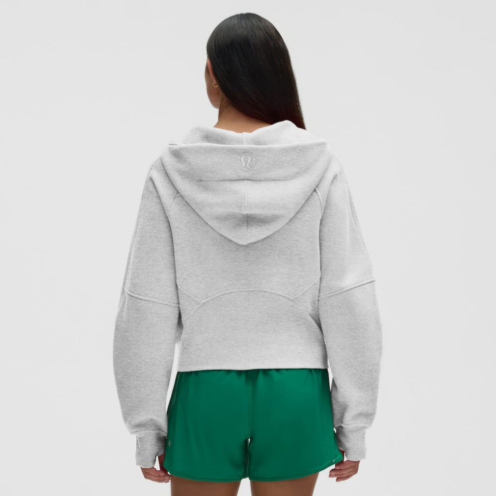 Montreal Canadiens lululemon Women's Scuba Oversized Half-Zip Hoodie - Heathered Core Ultra Light Grey | US 203175757