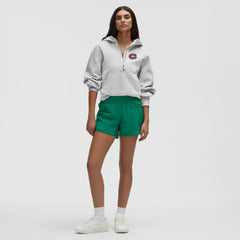Montreal Canadiens lululemon Women's Scuba Oversized Half-Zip Hoodie - Heathered Core Ultra Light Grey | US 203175757