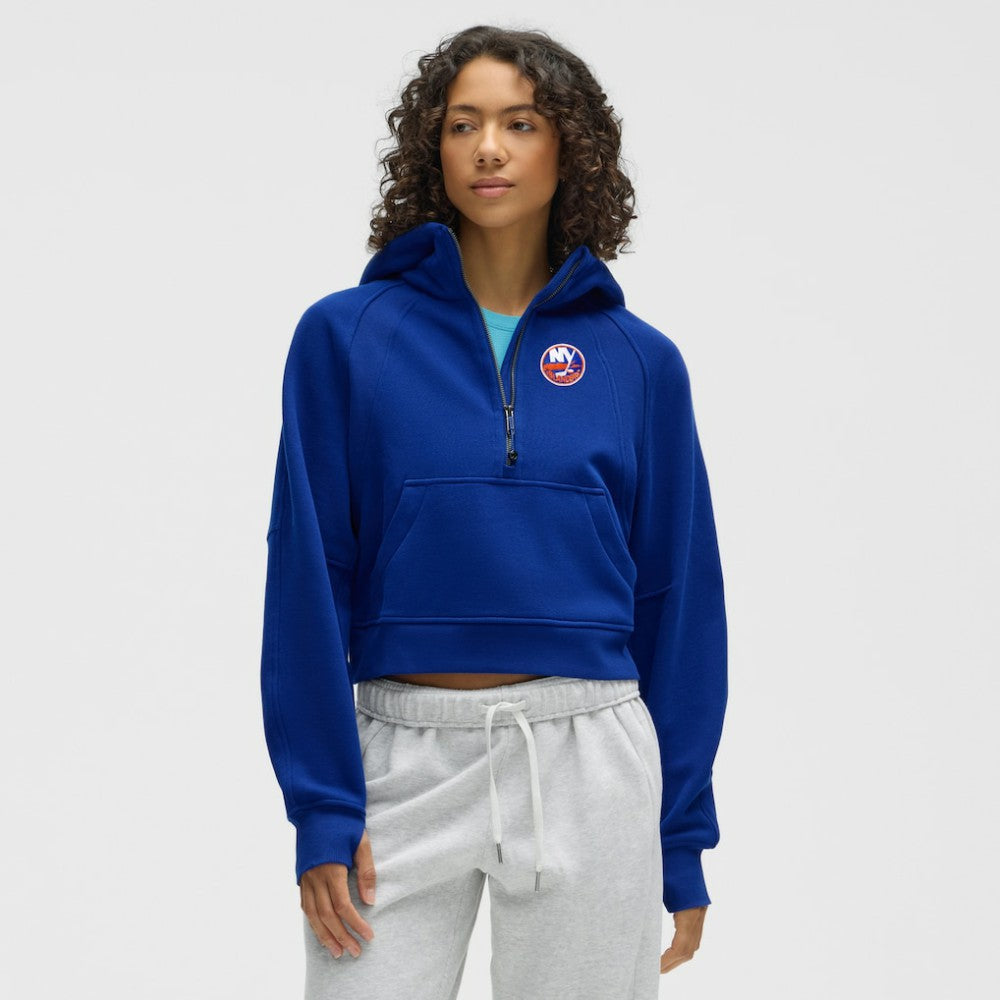 New York Islanders lululemon Women's Scuba Oversized Half-Zip Hoodie - College Cobalt | US 203175760
