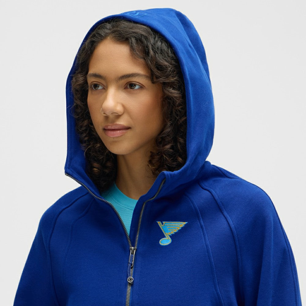 St. Louis Blues lululemon Women's Scuba Oversized Half-Zip Hoodie - College Cobalt | US 203175765