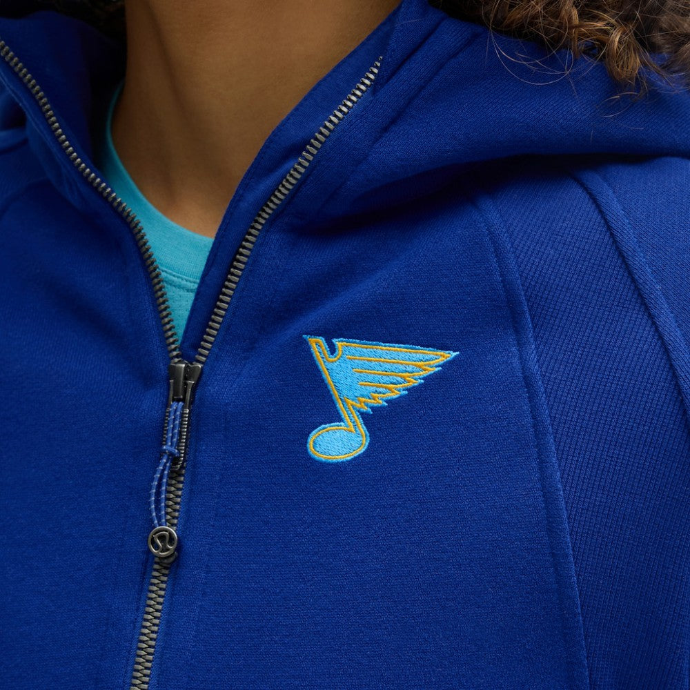 St. Louis Blues lululemon Women's Scuba Oversized Half-Zip Hoodie - College Cobalt | US 203175765