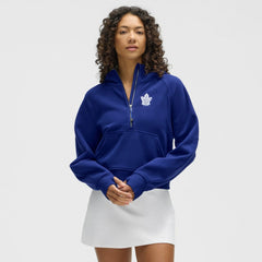 Toronto Maple Leafs lululemon Women's Scuba Oversized Half-Zip Hoodie - Larkspur | US 203175767