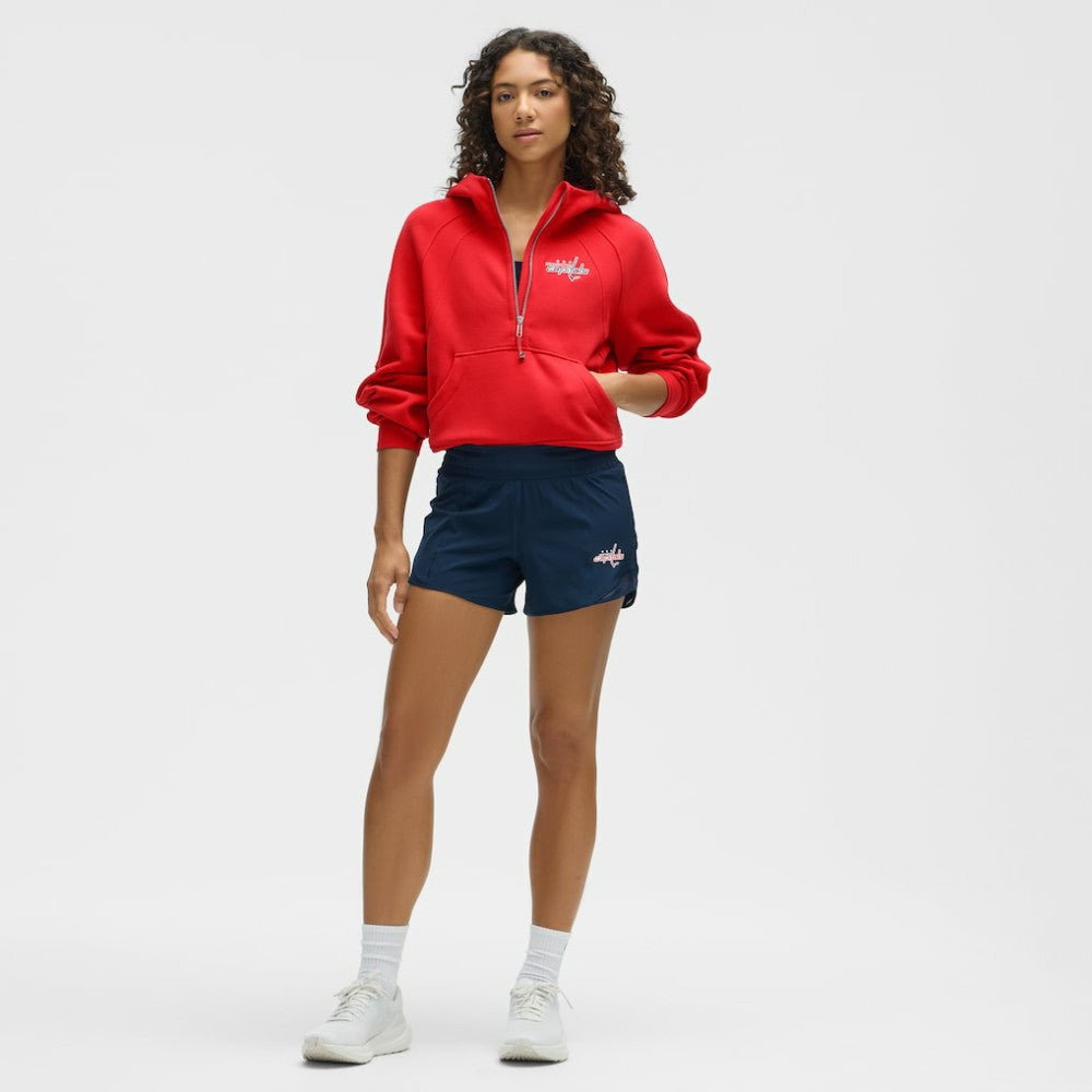 Washington Capitals lululemon Women's Scuba Oversized Half-Zip Hoodie - True Red | US 203175771