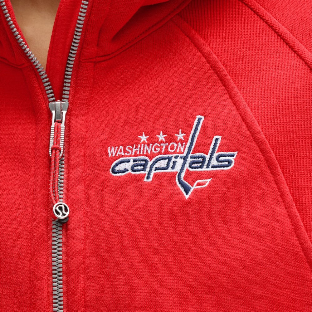Washington Capitals lululemon Women's Scuba Oversized Half-Zip Hoodie - True Red | US 203175771