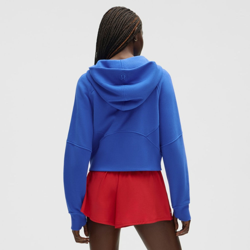 New York Rangers lululemon Women's Scuba Oversized Half-Zip Hoodie - Blue | US 203175773