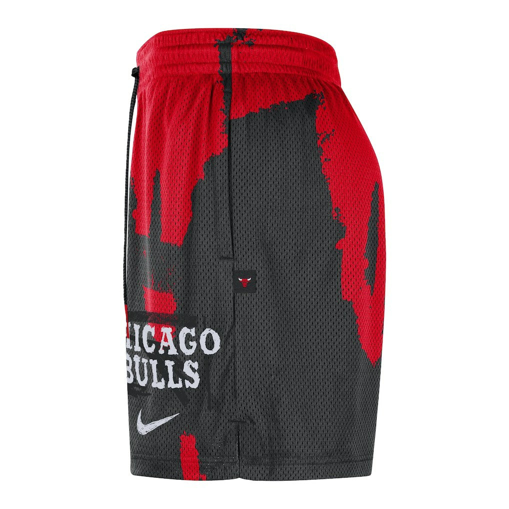 Chicago Bulls Courtside Club Dri-FIT Practice Shorts Black/Red - Nike