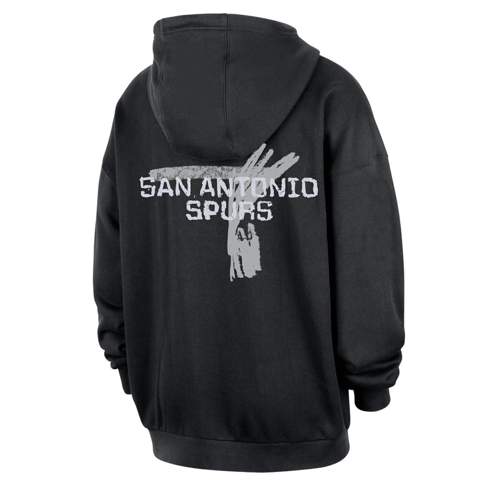 San Antonio Spurs Courtside Club Premium Hoodie Black - Nike outlet