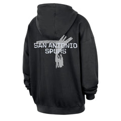 San Antonio Spurs Courtside Club Premium Hoodie Black - Nike outlet