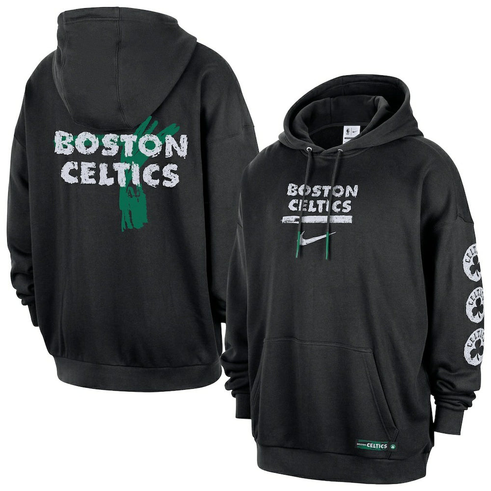 Boston Celtics Courtside Club Premium Hoodie Black - Nike