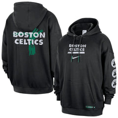 Boston Celtics Courtside Club Premium Hoodie Black - Nike