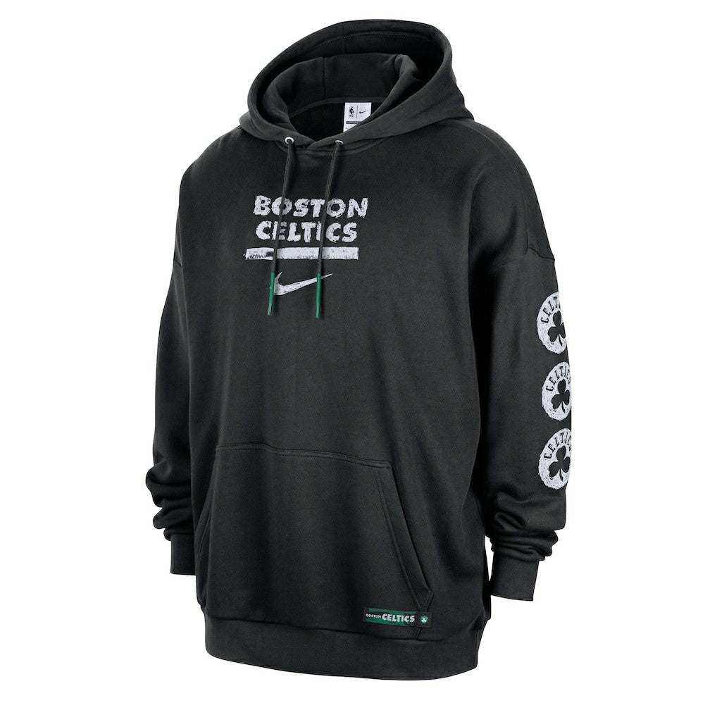 Boston Celtics Courtside Club Premium Hoodie Black - Nike