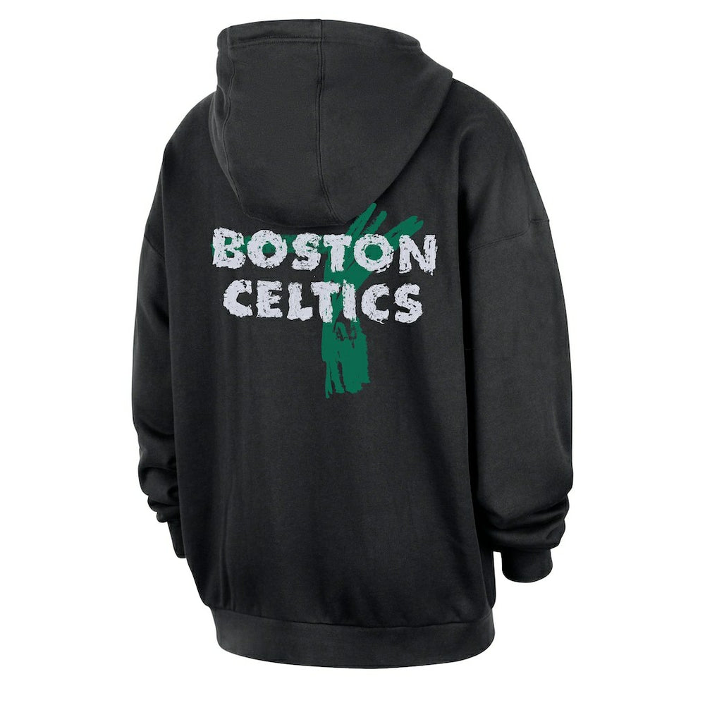 Boston Celtics Courtside Club Premium Hoodie Black - Nike