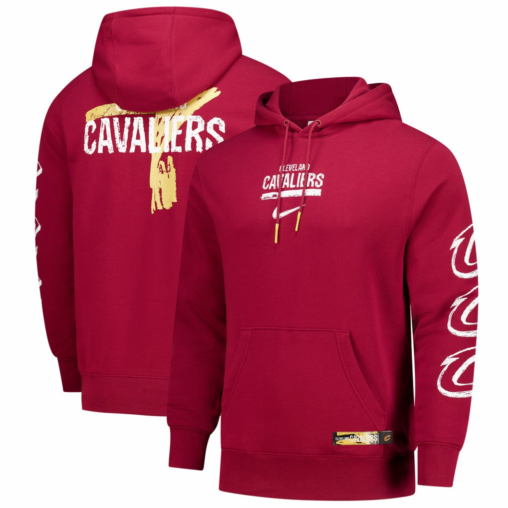 Cleveland Cavaliers Courtside Club Premium Hoodie Wine - Nike outlet