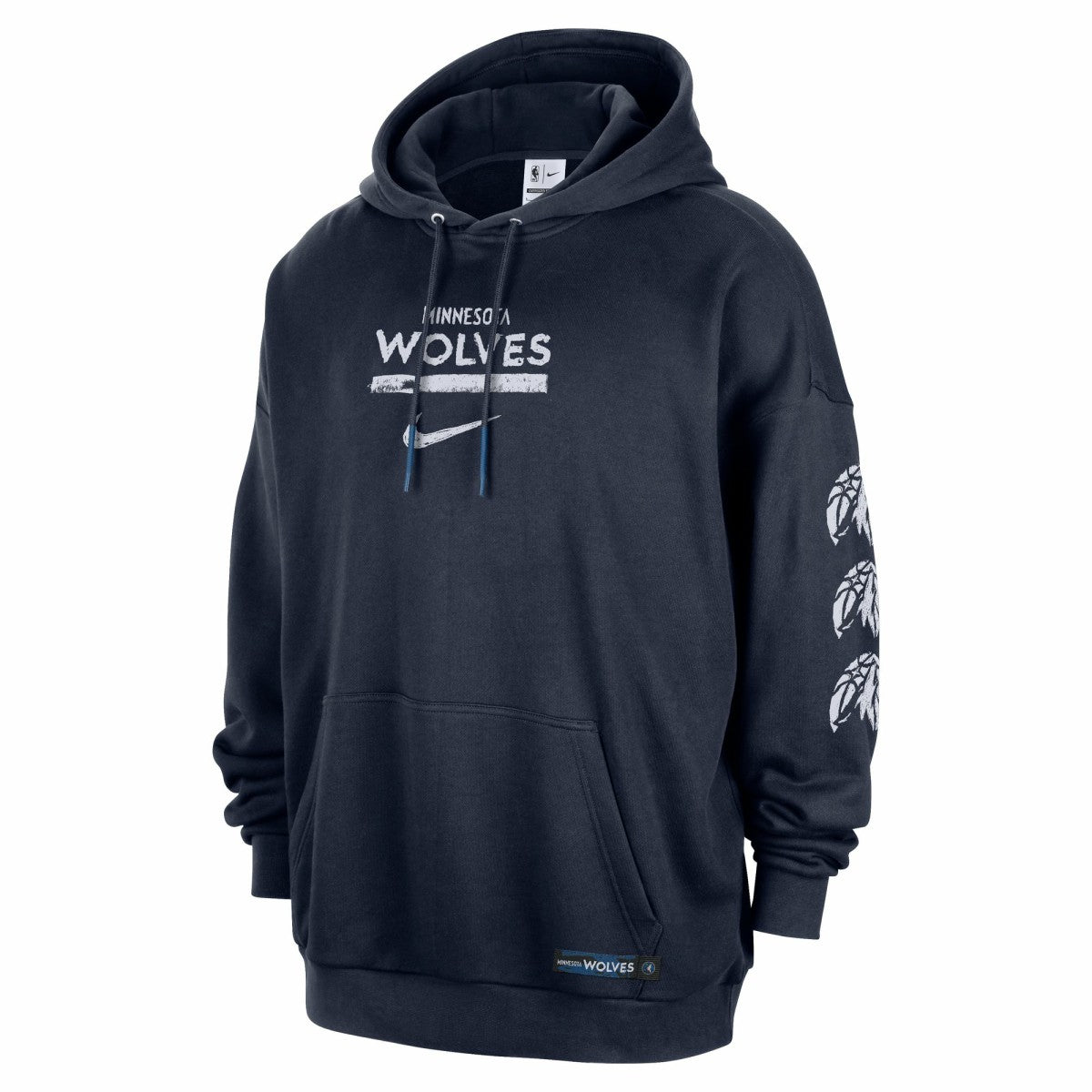 Minnesota Timberwolves Courtside Club Premium Hoodie Navy - Nike