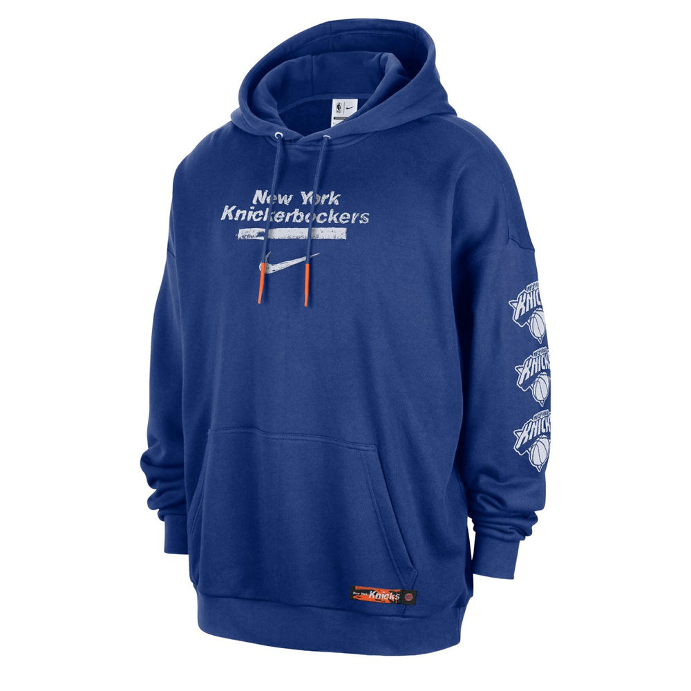 New York Knicks Courtside Club Premium Hoodie Blue - Nike
