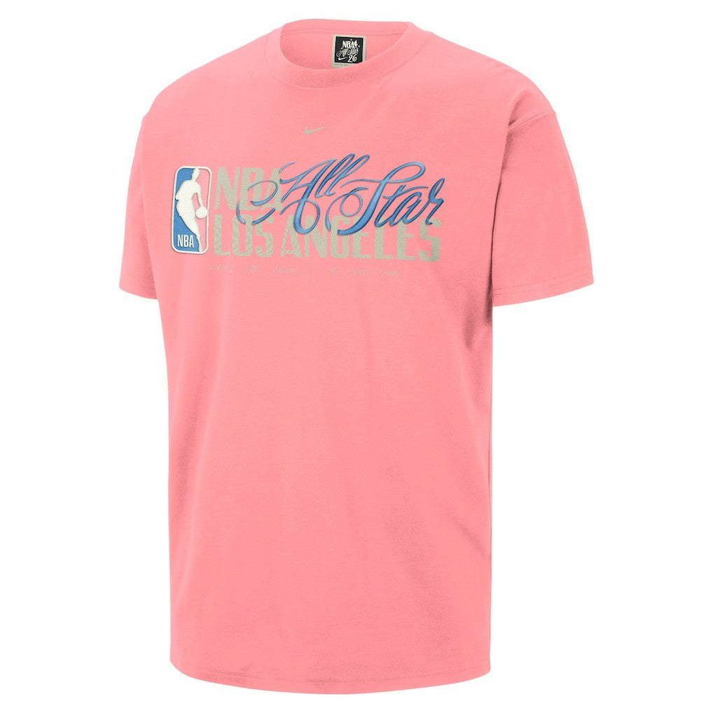 2026 NBA All-Star Game Max90 Wordmark T-Shirt Pink - Nike