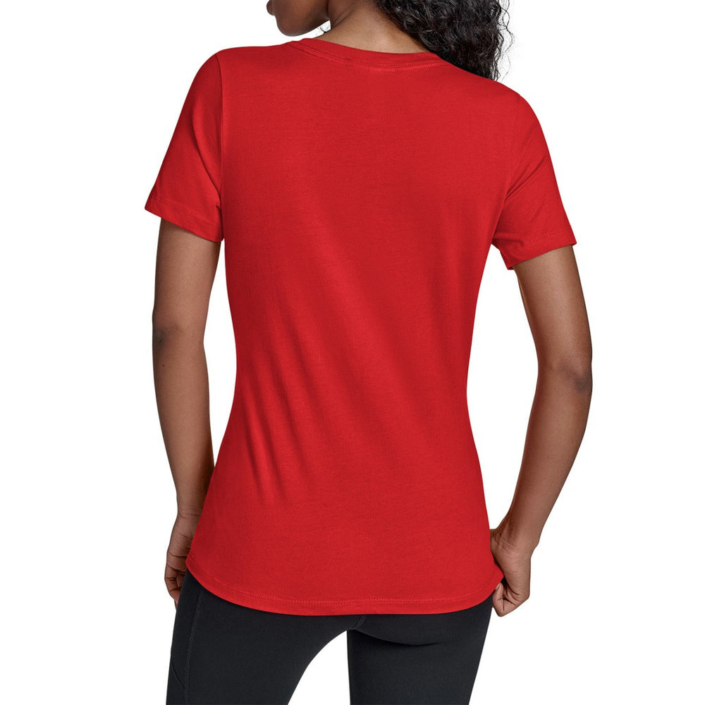 Tampa Bay Buccaneers Starter Women's Throwback Groovy Script V-Neck T-Shirt - Red T-shirts