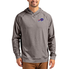 Buffalo Bills Cutter & Buck Adapt Knit Recycled Raglan Pullover Hoodie - Heather Gray Hoodies