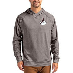 Arizona Cardinals Cutter & Buck Adapt Historic Knit Recycled Raglan Pullover Hoodie - Dark Heather Gray Hoodies