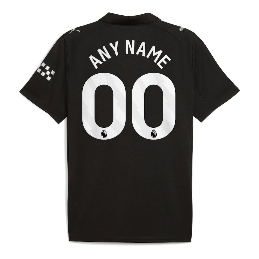 Manchester City 2025/26 Away Replica Custom Jersey Black - Puma outlet