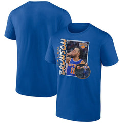 Jalen Brunson New York Knicks '90s Player Graphic T-Shirt Blue outlet