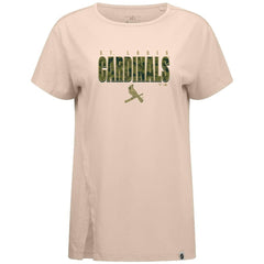 St. Louis Cardinals Levelwear Women's Influx Protect W T-Shirt - Khaki T-shirts