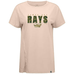 Tampa Bay Rays Levelwear Women's Influx Protect W T-Shirt - Khaki T-shirts