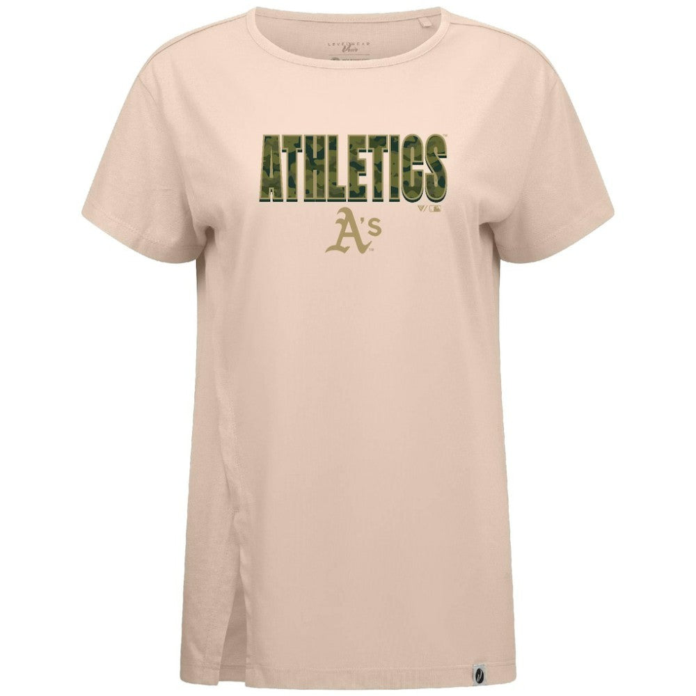 Athletics Levelwear Women's Influx Protect W T-Shirt - Khaki T-shirts