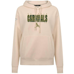 St. Louis Cardinals Levelwear Women's Adorn Protect W Pullover Hoodie - Khaki Hoodies