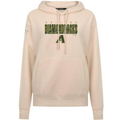 Arizona Diamondbacks Levelwear Women's Adorn Protect W Pullover Hoodie - Khaki Hoodies