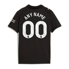 Manchester City Youth 2025/26 Away Replica Custom Jersey Black - Puma sale