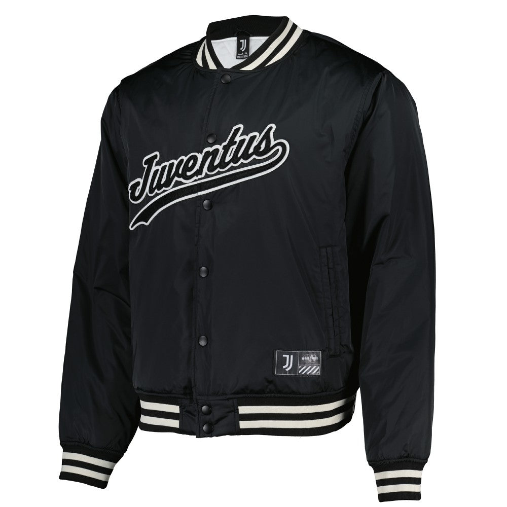 Juventus Collegiate Sateen Full-Snap Jacket Black - Fanatics for sale