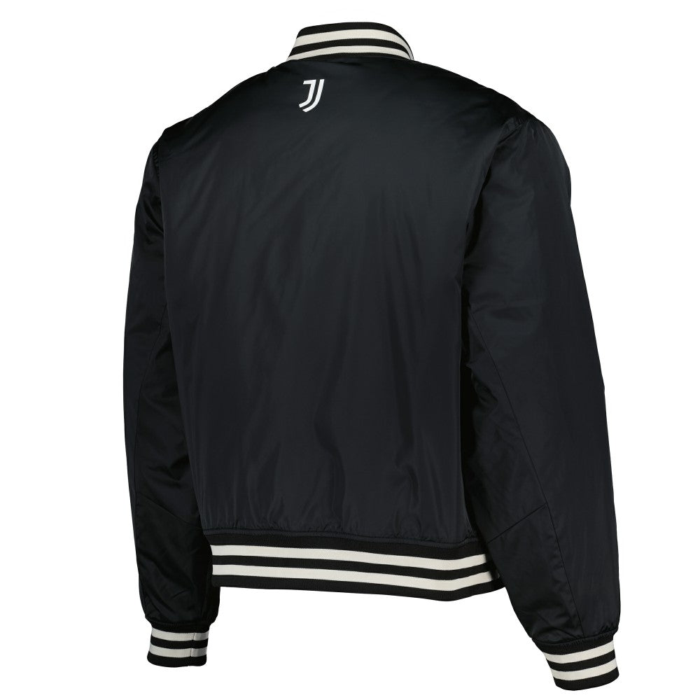 Juventus Collegiate Sateen Full-Snap Jacket Black - Fanatics for sale
