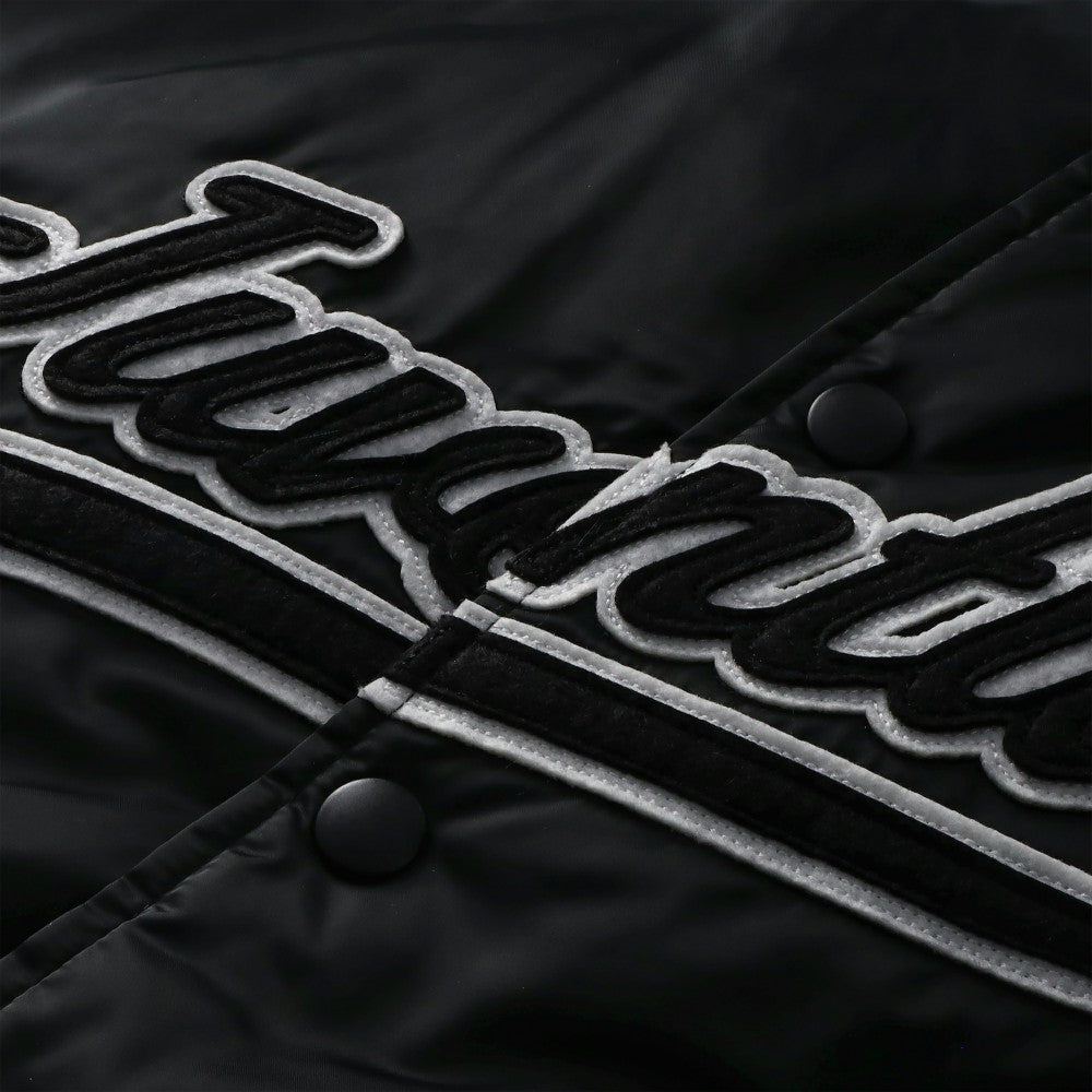 Juventus Collegiate Sateen Full-Snap Jacket Black - Fanatics for sale