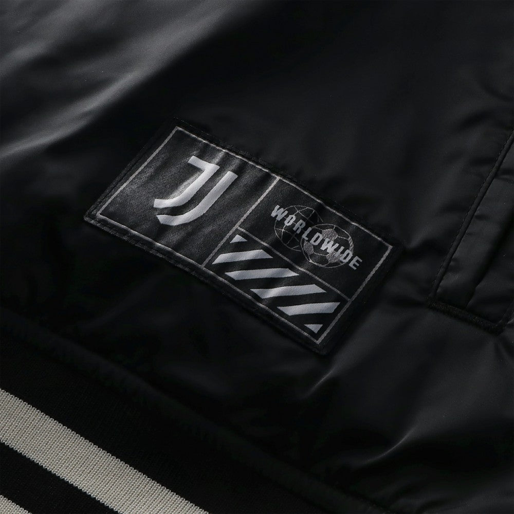 Juventus Collegiate Sateen Full-Snap Jacket Black - Fanatics for sale