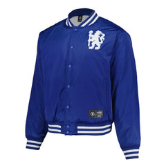Chelsea Collegiate Sateen Full-Snap Jacket Royal - Fanatics for sale