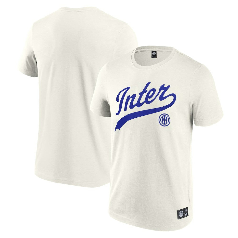 Inter Milan Collegiate T-Shirt Cream - Fanatics on sale