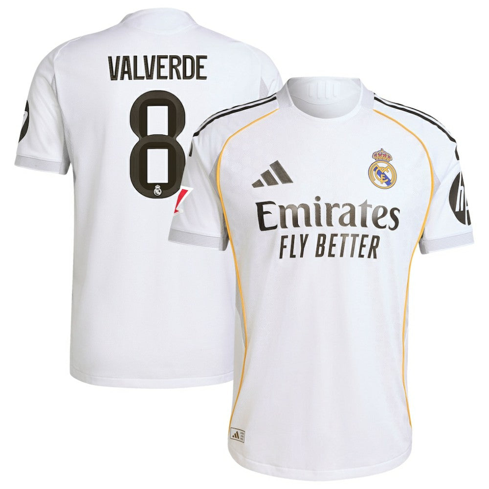 Federico Valverde Real Madrid 2025/26 Home Jersey White - Adidas on sale