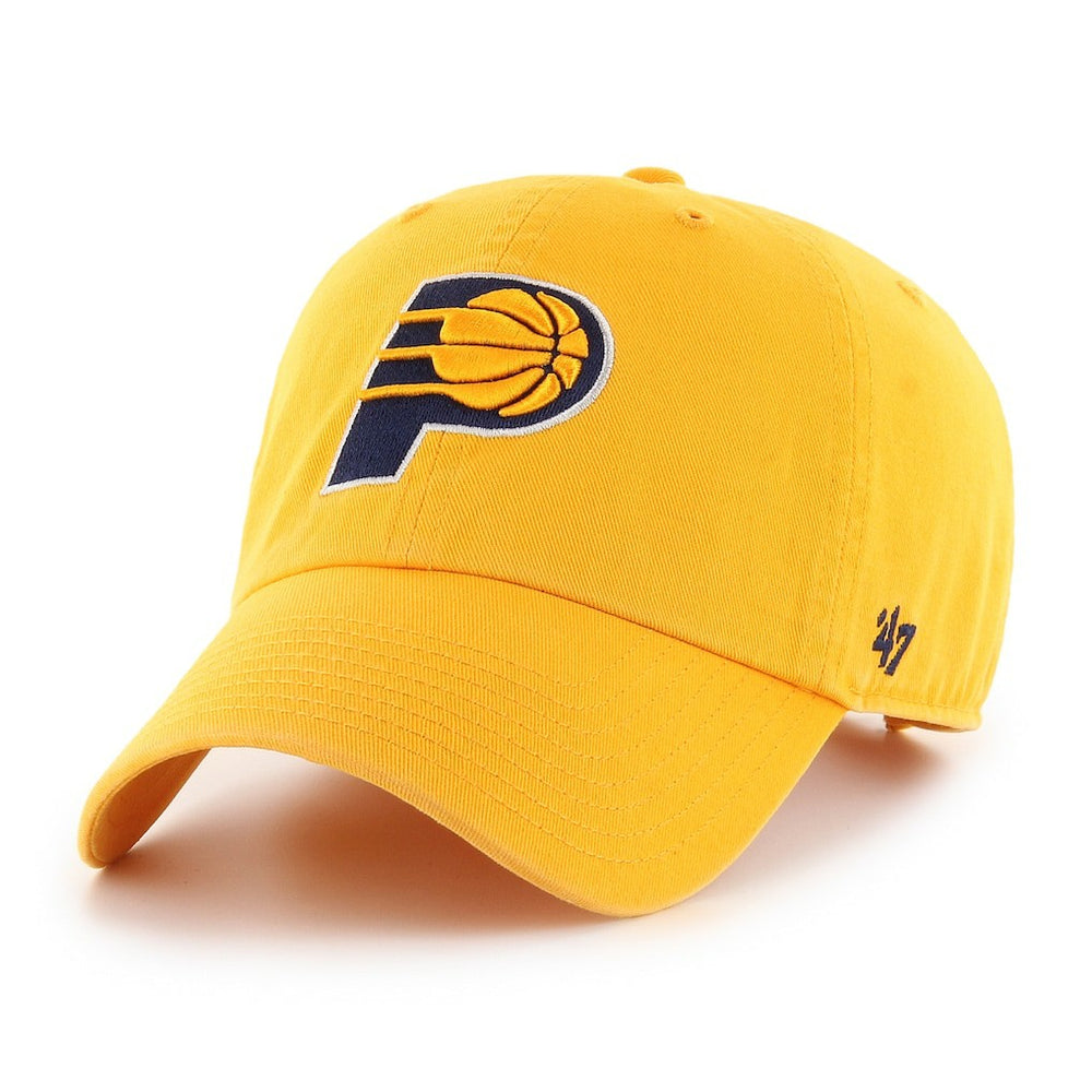 Indiana Pacers '47 Core Logo Clean Up Adjustable Hat Gold - 47 brand