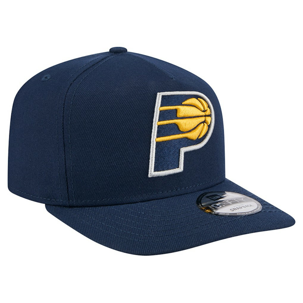 Indiana Pacers Core Logo A-Frame 9FIFTY Snapback Hat Navy - New Era